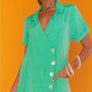 Bi costal blazer romper- show me your mumu- small